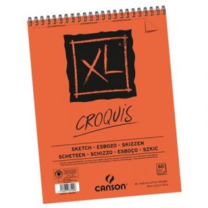 BLOCK XL CROQUIS  A6 TAPA VERDE