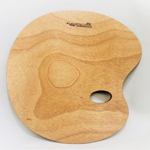 PALETA MADERA OVALADA 40X40 VOLUTA   