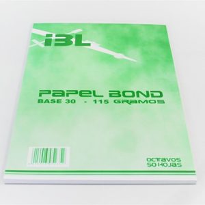 BLOCK BOND 115GR FORMATO 1/8
