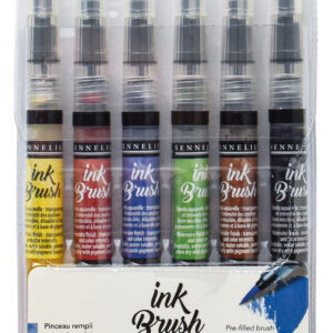 CONJUNTO DE 6 PINCELES INK BRUSH SENNELIER