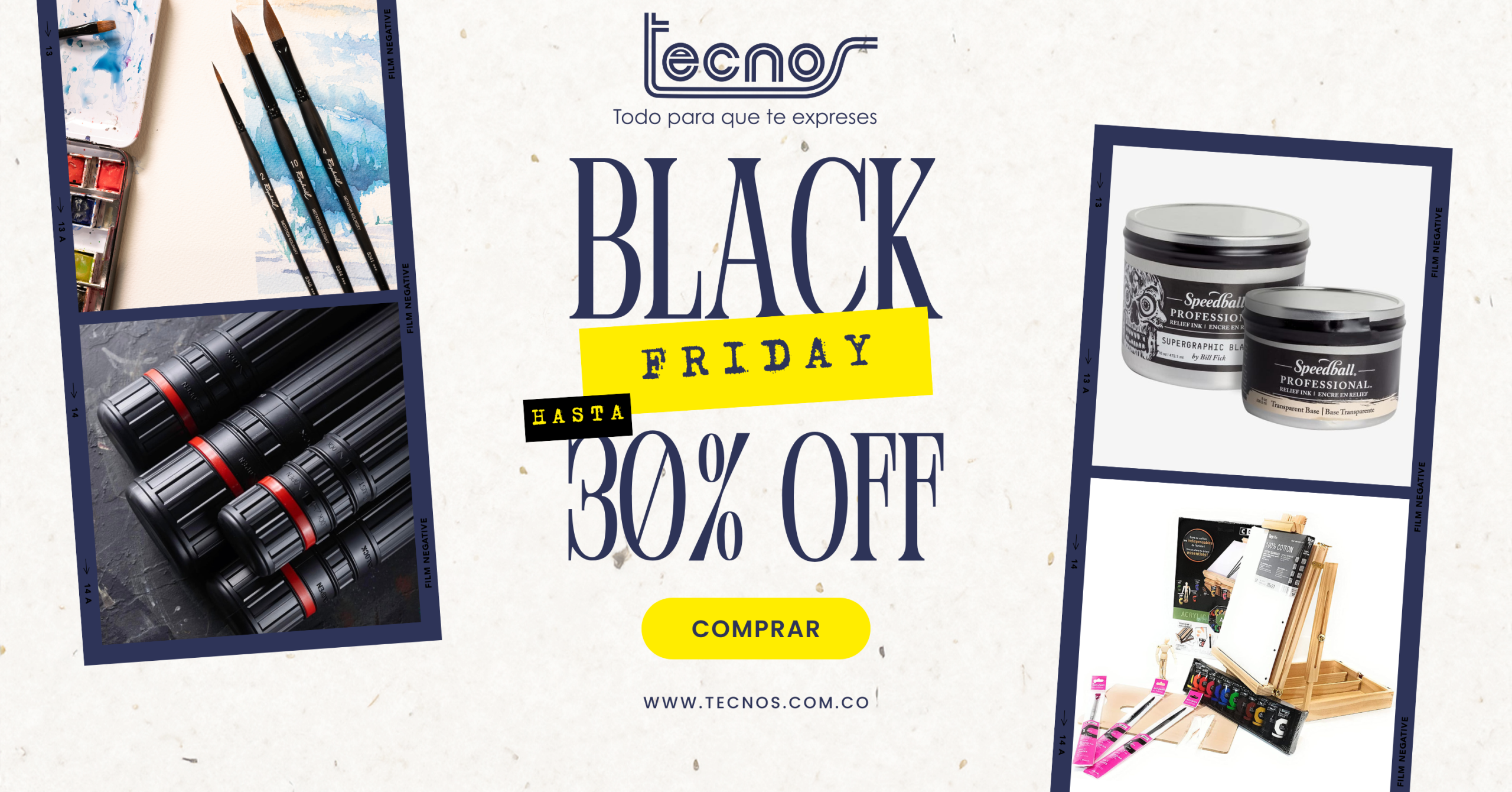 Anuncio Para Facebook Black Friday Moda Elegante Amarillo