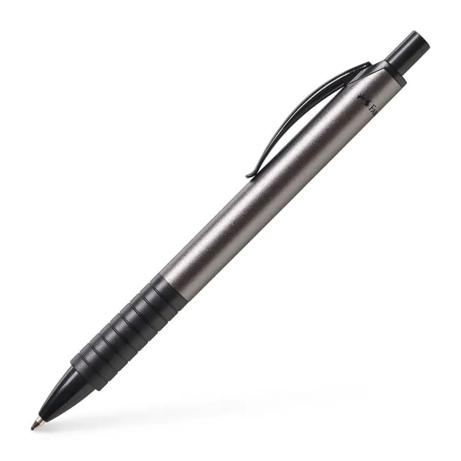 Boligrafo basic metal antracita Faber Castell