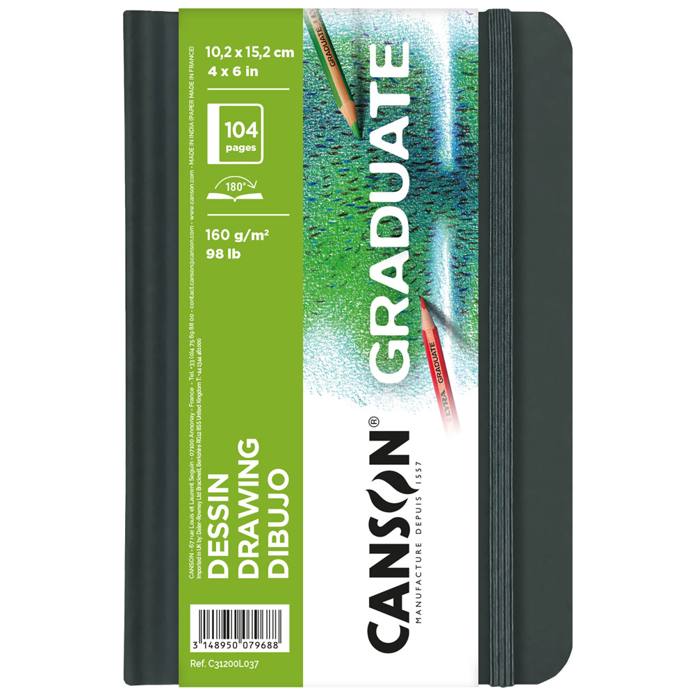 LIBRETA CANSON GRADUATE 10,2X15,2 CM PARA DIBUJO