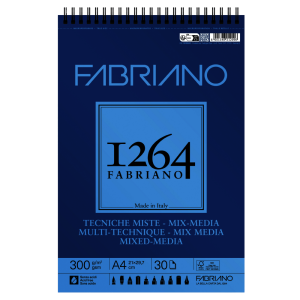 FABRIANO 1264 300 GRS A4 TECNICAS MIXTAS