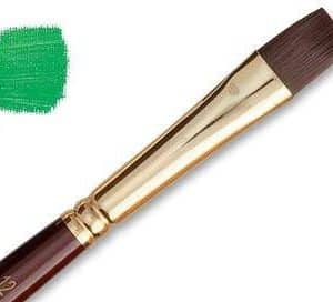 Pinceles planos Sepia para acrílico No.8