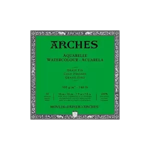 BLOCK ARCHES 20CMX20CM 100% ALGODON 300GR GRANO FINO